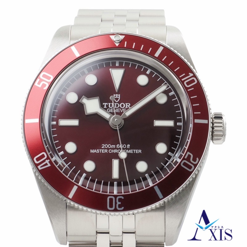 【未使用】TUDOR チューダー ブラックベイ58 79391A0RU 腕時計 ステンレス 自動巻き バーガンディ文字盤 メンズ
