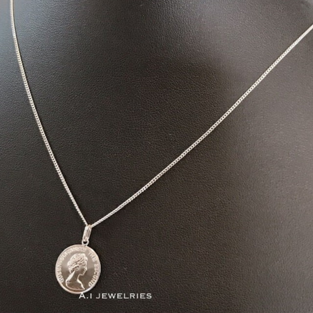 楽天市場 ネックレス 18金 コイン K18 プレス コイン 50cm メンズ K18 14mm Press Coin Necklace 50cm Ginza Hayato Jewelry