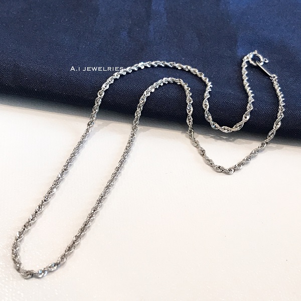 100％安い プラチナ pt950 シャイニー ロープ デザイン ネックレス
