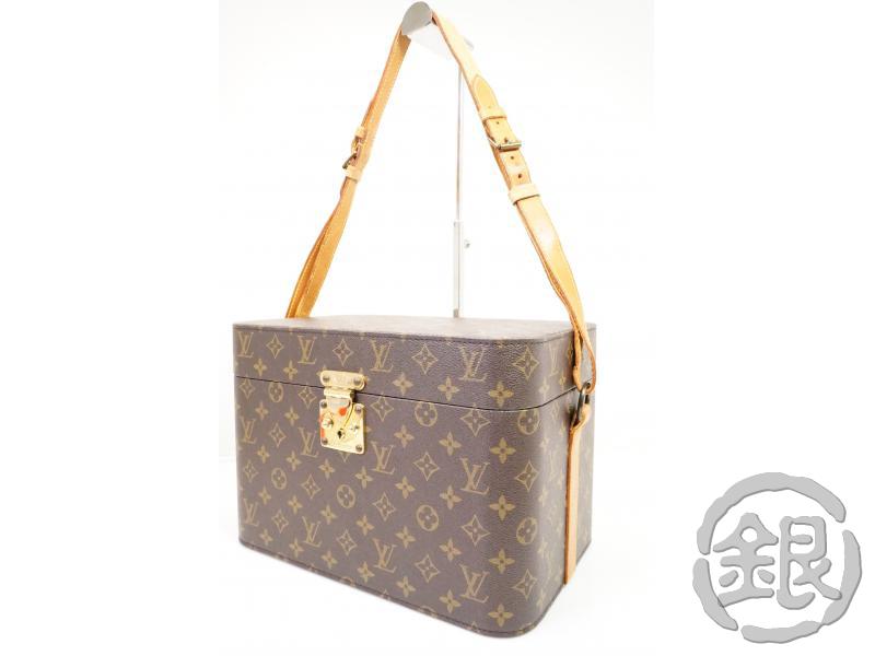 Authentic Pre-owned Louis Vuitton Vintage Monogram Train Case Makeup Vanity  Travel Bag M23820 210791