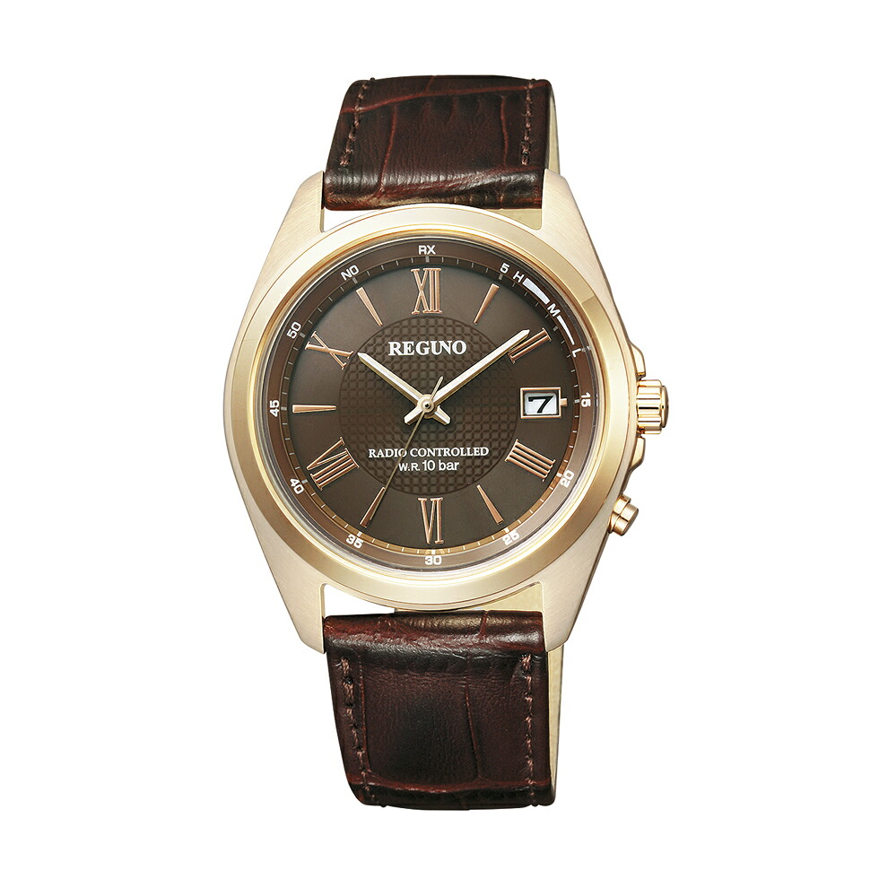 【ご購入特典つき】シチズン CITIZEN レグノ ソーラーテック 電波時計 腕時計 メンズ KL8-210-90 正規品