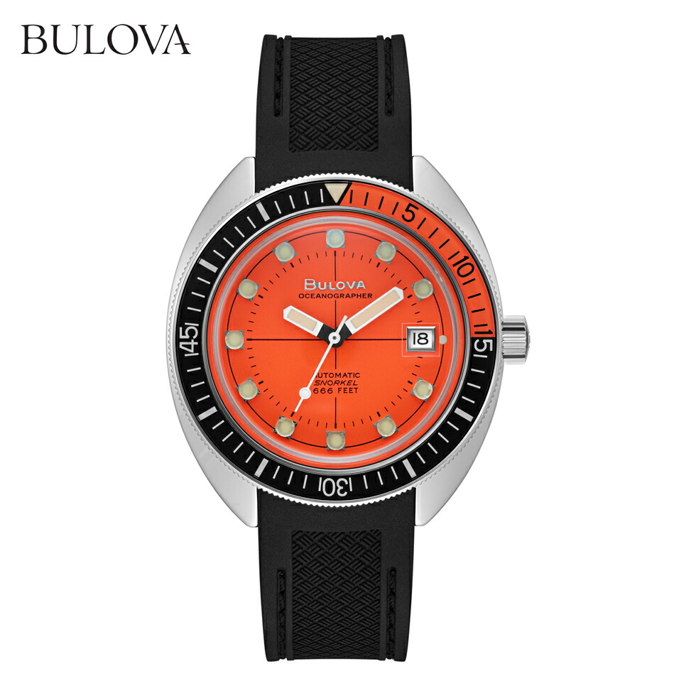 【ご購入特典つき】ブローバ BULOVA メンズ 腕時計 国内正規品 自動巻 デビルダイバー 96B350 アーカイブスシリーズ
