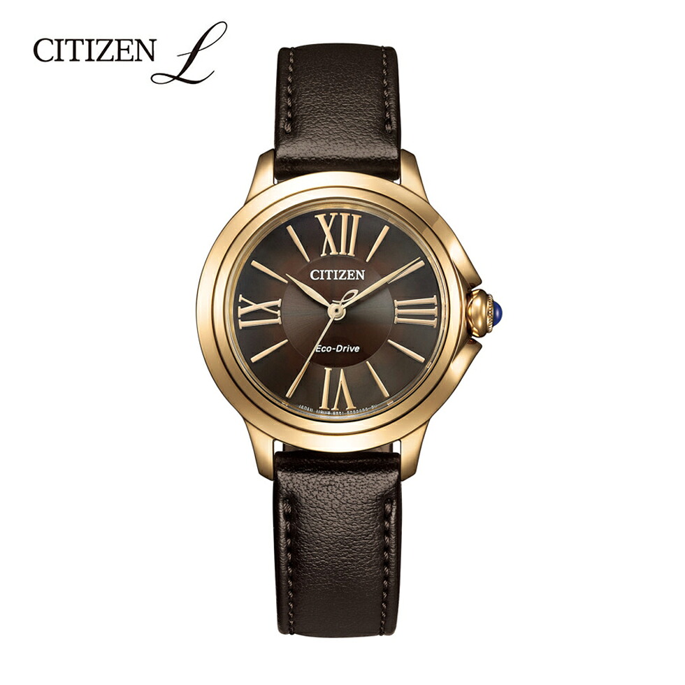 ウオッチ レディース CITIZEN L シチズンL エコ・運転  EM1163-09X ｜ 買いもとめる排他的権利つき
