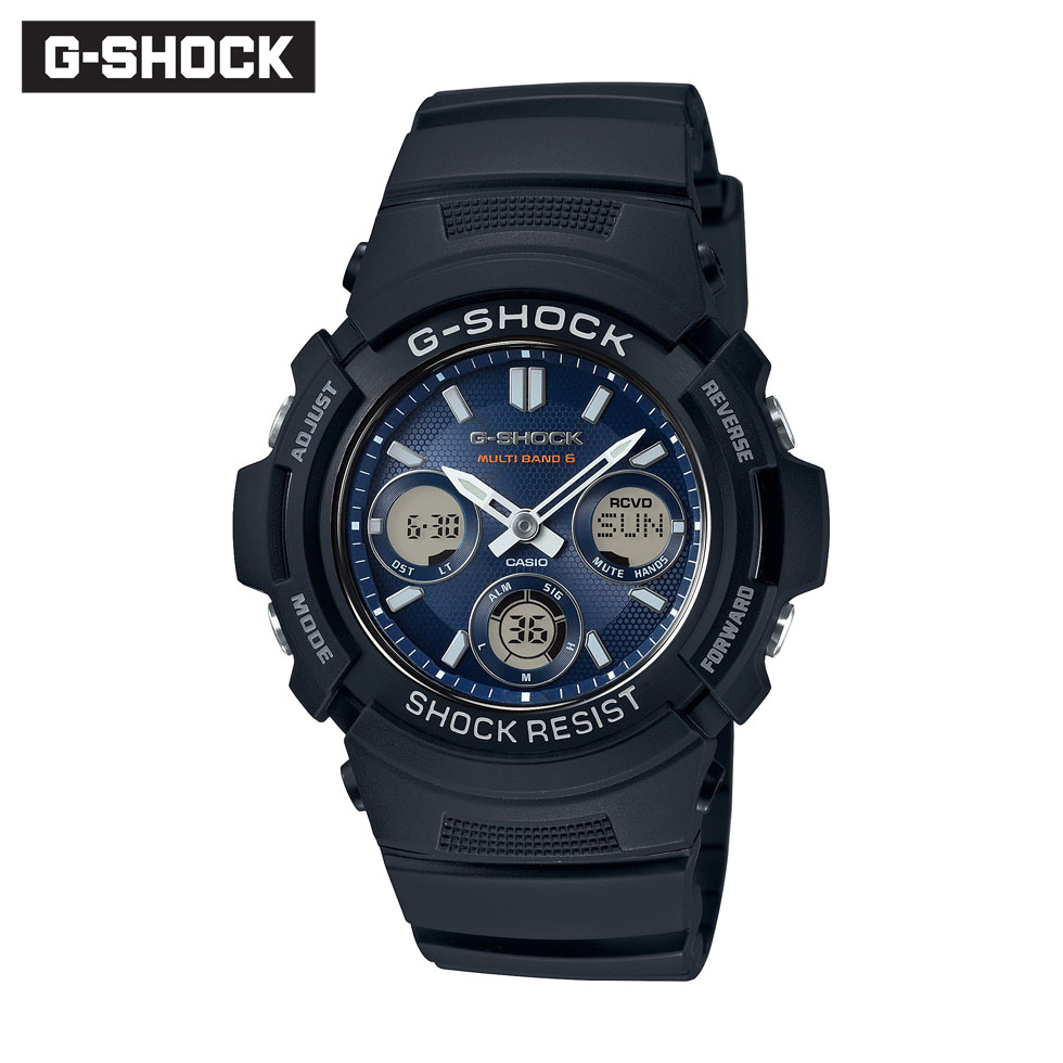 カシオ CASIO Gショック G-SHOCK ジーショック 電波ソーラー AWG-M100SB-2AJF ｜ 購入特典つき｜銀座 日新堂 Web Shop