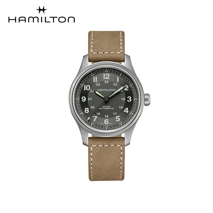HAMILTON ハミルトン カーキ フィールド チタニウム H70545550 腕時計 42mm 自動巻き | 購入特典つき|銀座 日新堂 Web Shop