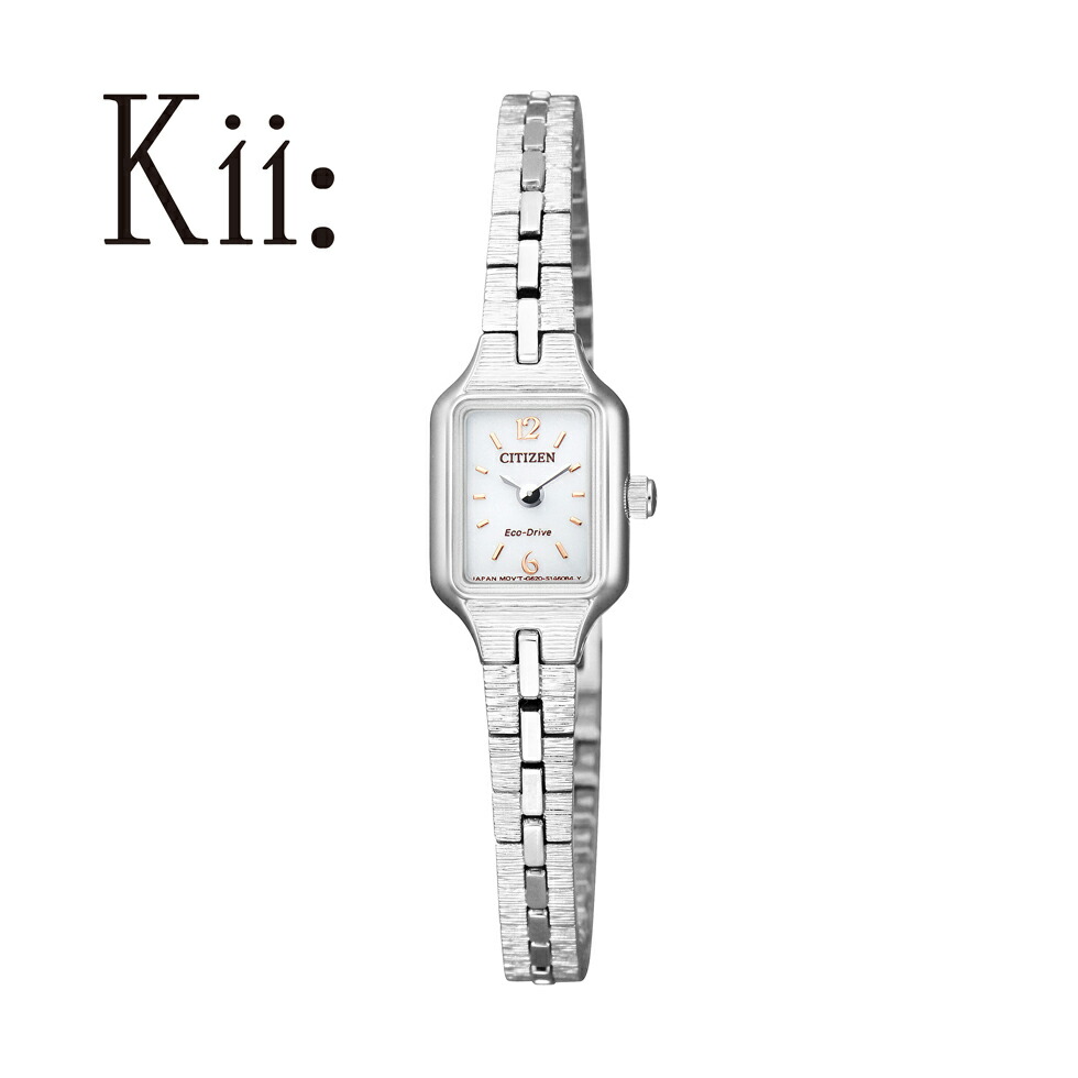 腕時計 レディース CITIZEN Kii シチズン キー エコ・ドライブ EG2040-55A ｜ 購入特典つき｜銀座 日新堂 Web Shop