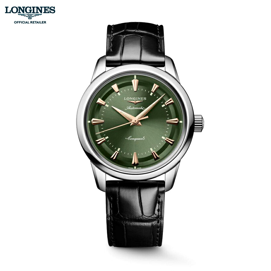 LONGINES ロンジン コンクエスト ヘリテージ L1.649.4.02.2 L16494022 腕時計 自動巻き 38mm | 購入特典つき|銀座 日新堂 Web Shop
