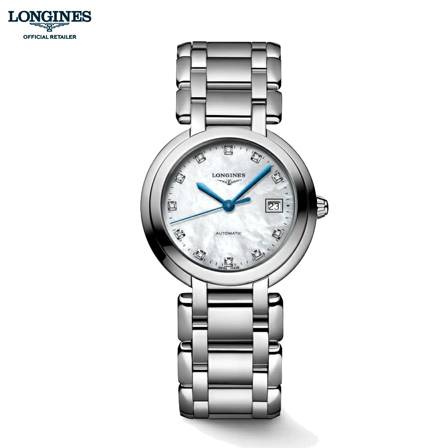 LONGINES ロンジン プリマルナ L8.113.4.87.6 L81134876 レディース 腕時計 自動巻き 30mm ダイアモンド |購入特典つき