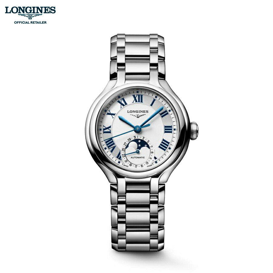 LONGINES ロンジン プリマルナ L8.126.4.71.6 L81264716 レディース ウオッチ 自動小銃一巻き 34粍 お月さま位相角  ｜ 買いもとめる排他的権利つき