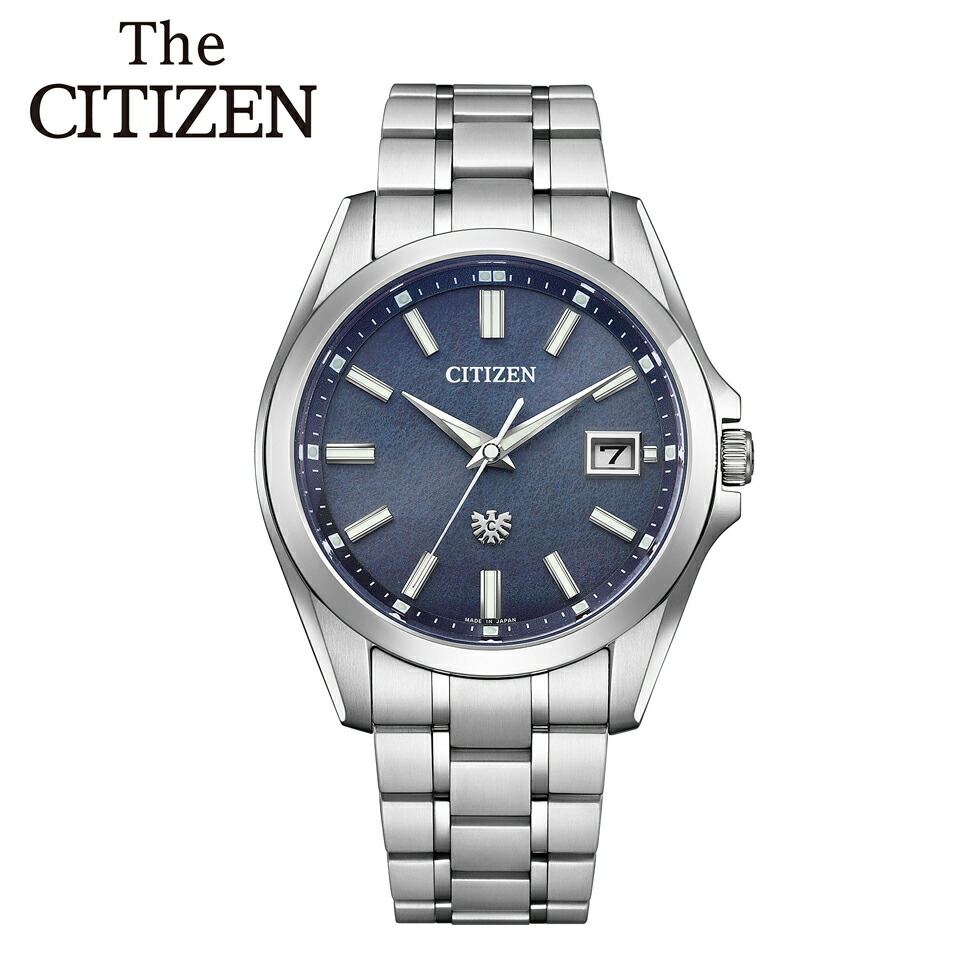 The CITIZEN ザ・シチズン AQ4091-56M 腕時計 メンズ 高精度エコ・ドライブ 年差±5秒 和紙文字板 チタン ザシチズン ｜購入特典つき
