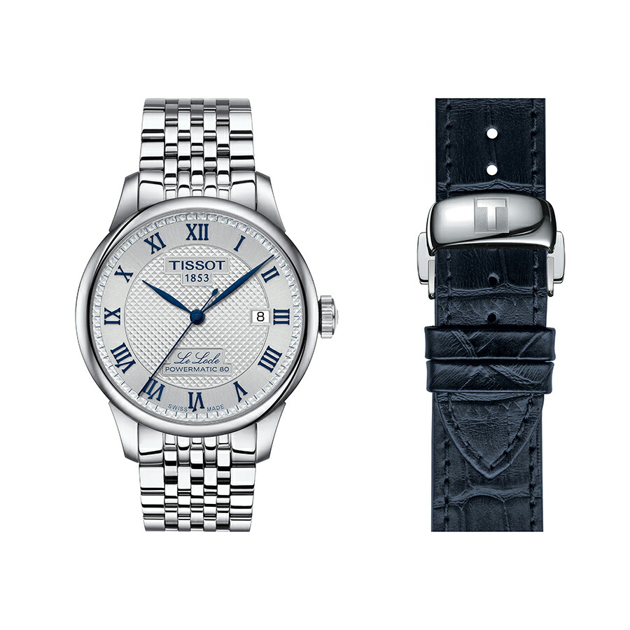 ウオッチ メンズ TISSOT ティソ ル・ロックル 20周年祝する模範例 パワーマティック80 自動小銃一巻き 39粍 替えダンス楽隊属する 【買いもとめる排他的権利付き添い人】 T0064071103303