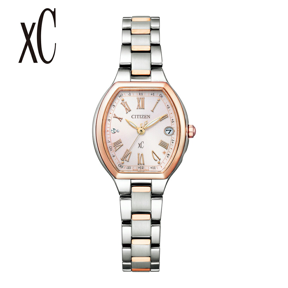 【ご購入特典つき】シチズン CITIZEN クロスシー xC ES9364-57W エコドライブ 電波時計 ハッピーフライト ワールドタイム 腕時計 レディース 正規品