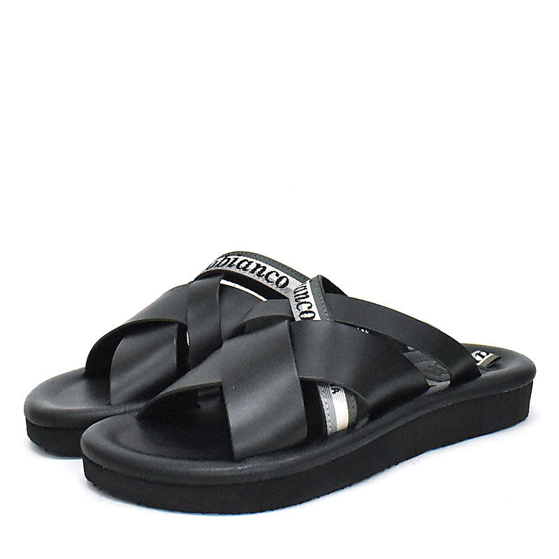 送料無料 銀座米国の首都 オロビアンコ メンズ サンダル 厚底 ブラック 本革 日本製 Orobianco レザー差し遇うベルト厚底サンダル Pasadenasportsnow Com