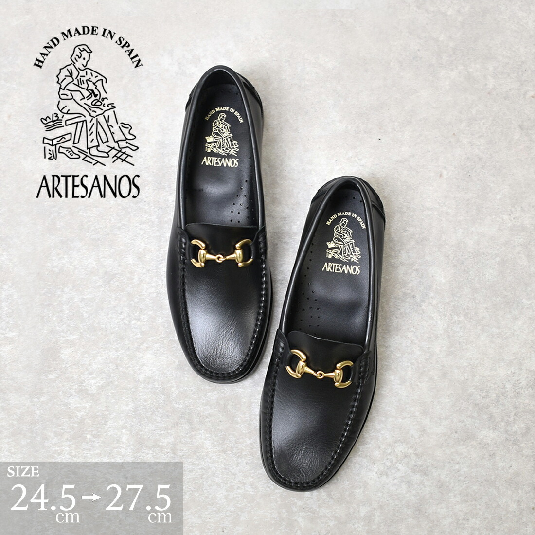 【お買い物マラソン中クーポン有】 アルテサノス ARTESANOS ローファー ビットメンズ ビット 本革 スペイン 銀座ワシントン WASH ウォッシュ