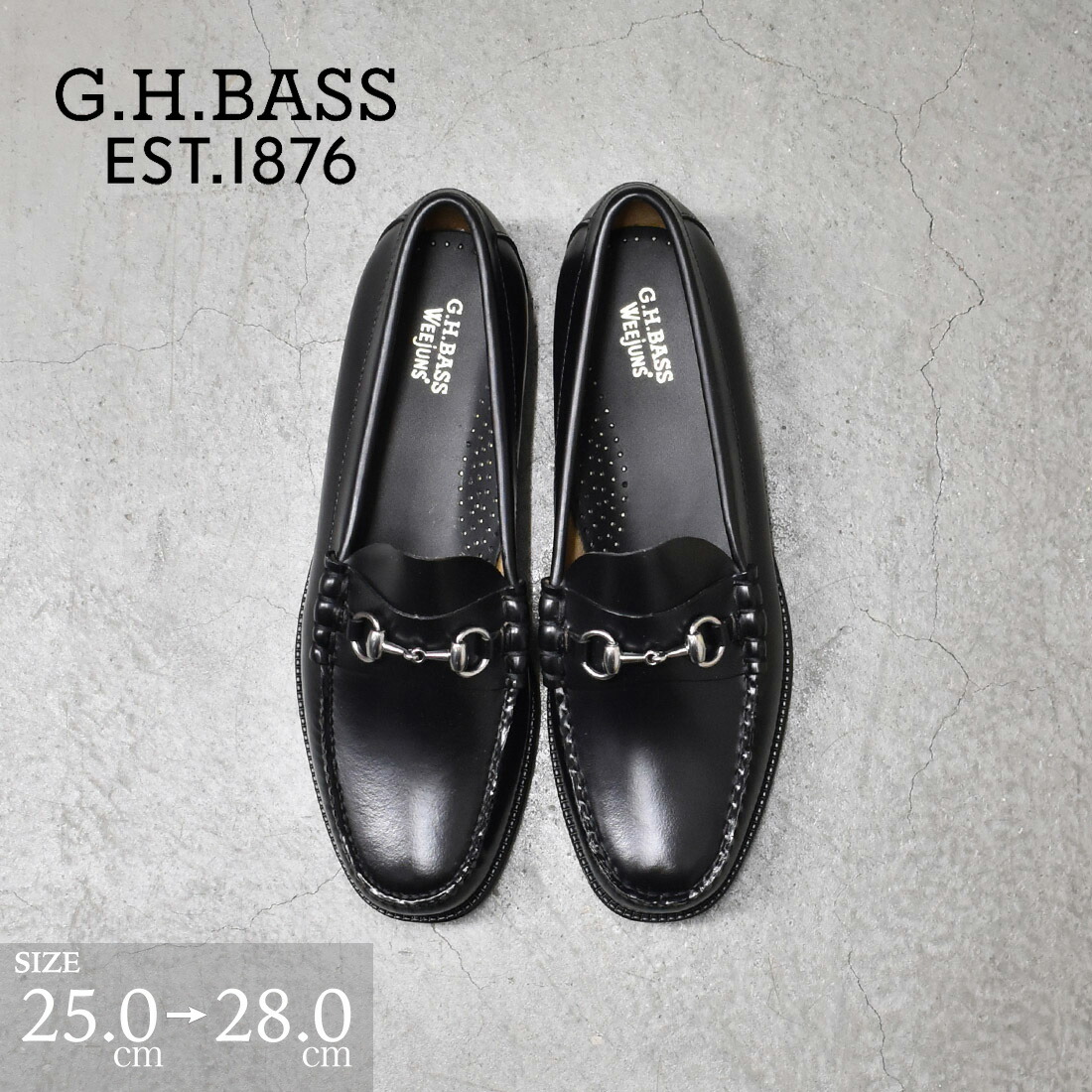 【お買い物マラソン中お得なクーポン有】 ジョージ・ヘンリー・バス G.H.BASS ローファー ビットローファー オーソドックス 本革 定番 メンズ トラッド マッケイ製法 歩きやすい 履きやすい 銀座ワシントン WASH ウォッシュ