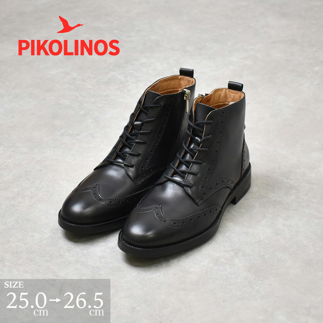 PIKOLINOS ピコリノス ブーツ ショートブーツ 本革 大きいサイズ ハンドメイド 歩きやすい 痛くない クラフト アンティーク 銀座ワシントン