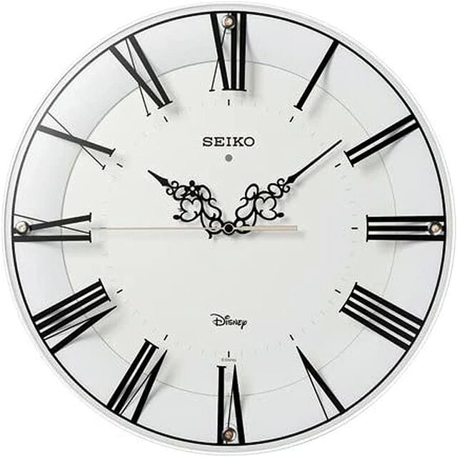 【最大2000円OFFクーポン 26日(日)01:59迄】SEIKO CLOCK セイコー クロック FS506W 掛け時計 ミッキーマウス ミニーマウス 電波 アナログ 大人ディズニー 白|銀座雑貨