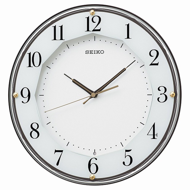 【最高限度2000円OFF引き換え証16日(土)01:59迄】SEIKO CLOCK セイコー 時辰儀 KX213B 掛時計 電磁波 アナログ 茶 メタリック インテリア・寝具・収納-掛け時計-置き時計・掛け時計