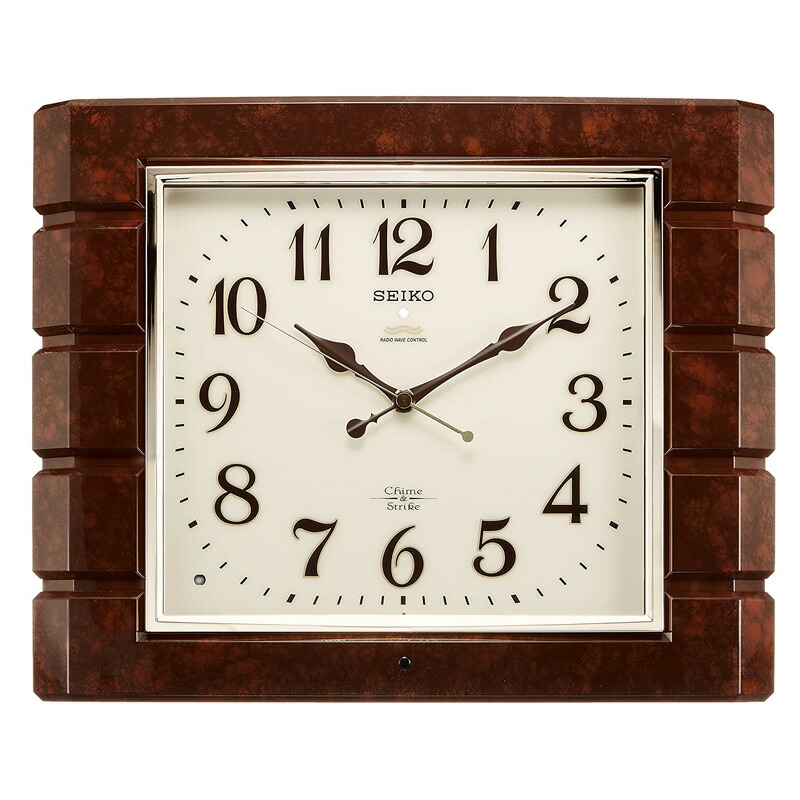 【最大2000円OFFクーポン 26日(日)01:59迄】SEIKO CLOCK セイコー クロック RX209B 掛け時計 チャイム&ストライク 電波時計 ツイン・パ|銀座雑貨