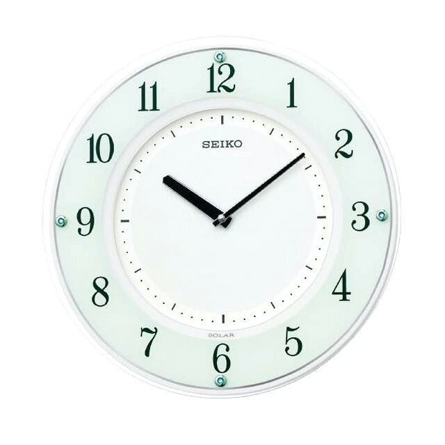 【最大2000円OFFクーポン 26日(日)01:59迄】SEIKO CLOCK セイコー クロック 時計 掛時計 ソーラープラス ソーラー 薄型 木枠 電波時計 SF505W|銀座雑貨