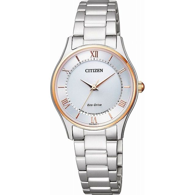 [シチズン]CITIZEN 腕時計 Citizen Collection シチズンコレクション シンプルアジャスト エコ・ドライブ 薄型ペア EM0404-51A レディース｜銀座雑貨 19,712円