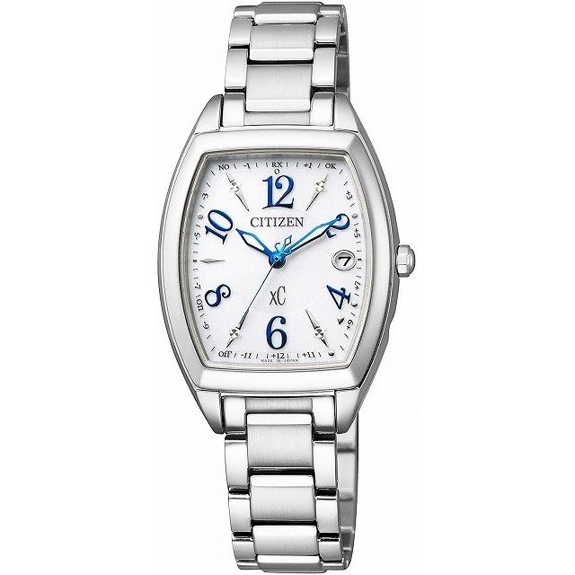 【最大2000円OFFクーポン 26日(日)01:59迄】シチズン CITIZEN 腕時計 xC クロスシー ES9391-54A ウォッチ エコ・ドライブ電波時計 ステンレススチールライン ハッピーフライト レディース|銀座雑貨