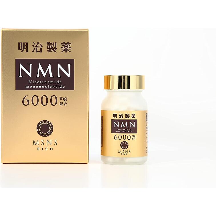 明治製薬 NMN6000瓱 Rich MSNS 高純度 NMN 30日分 60粒 加えること 日本製 思わしい食料雑貨類 貨物輸送無料 面白がる締めきり日2026年9月