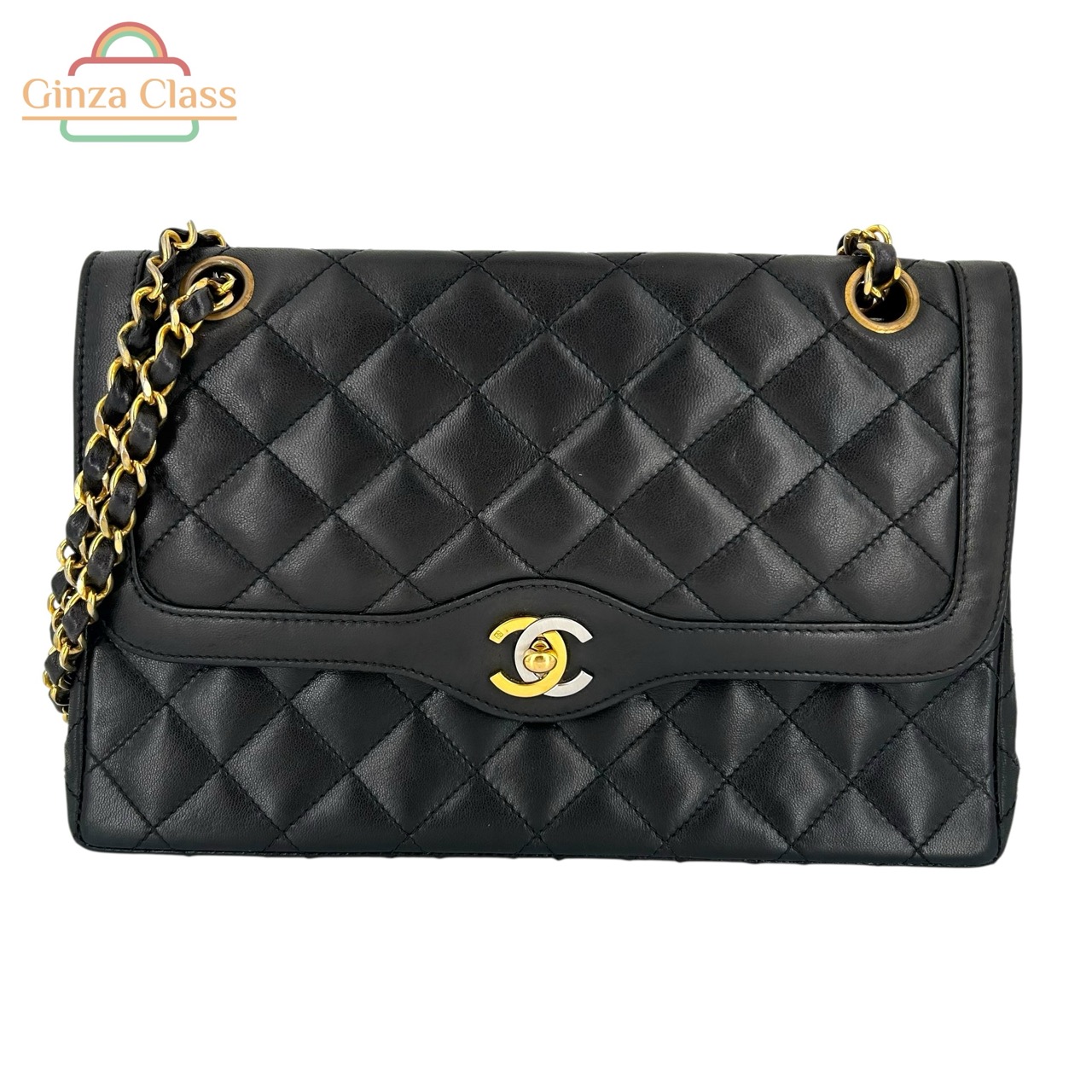 週末限定値下げ中！美品 CHANEL ブラック マトラッセ チェーン サンダル CHANEL シャネル ミニ マトラッセ チェーン ショルダーバッグ