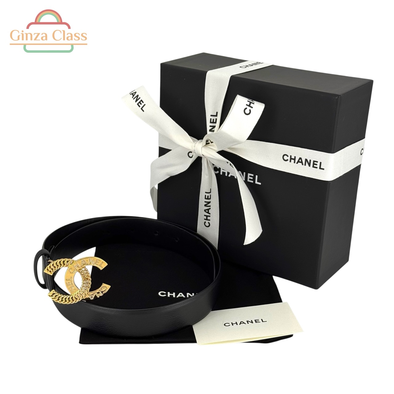 楽天市場】CHANEL シャネル ベルトブラック エナメル パテントレザー