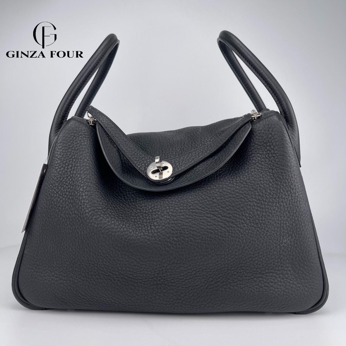 【中古】【送料無料】エルメス(HERMES) リンディ30 2wayハンドバッグ トリヨンクレマンス ブラック □K刻|GINZA FOUR VINTAGE