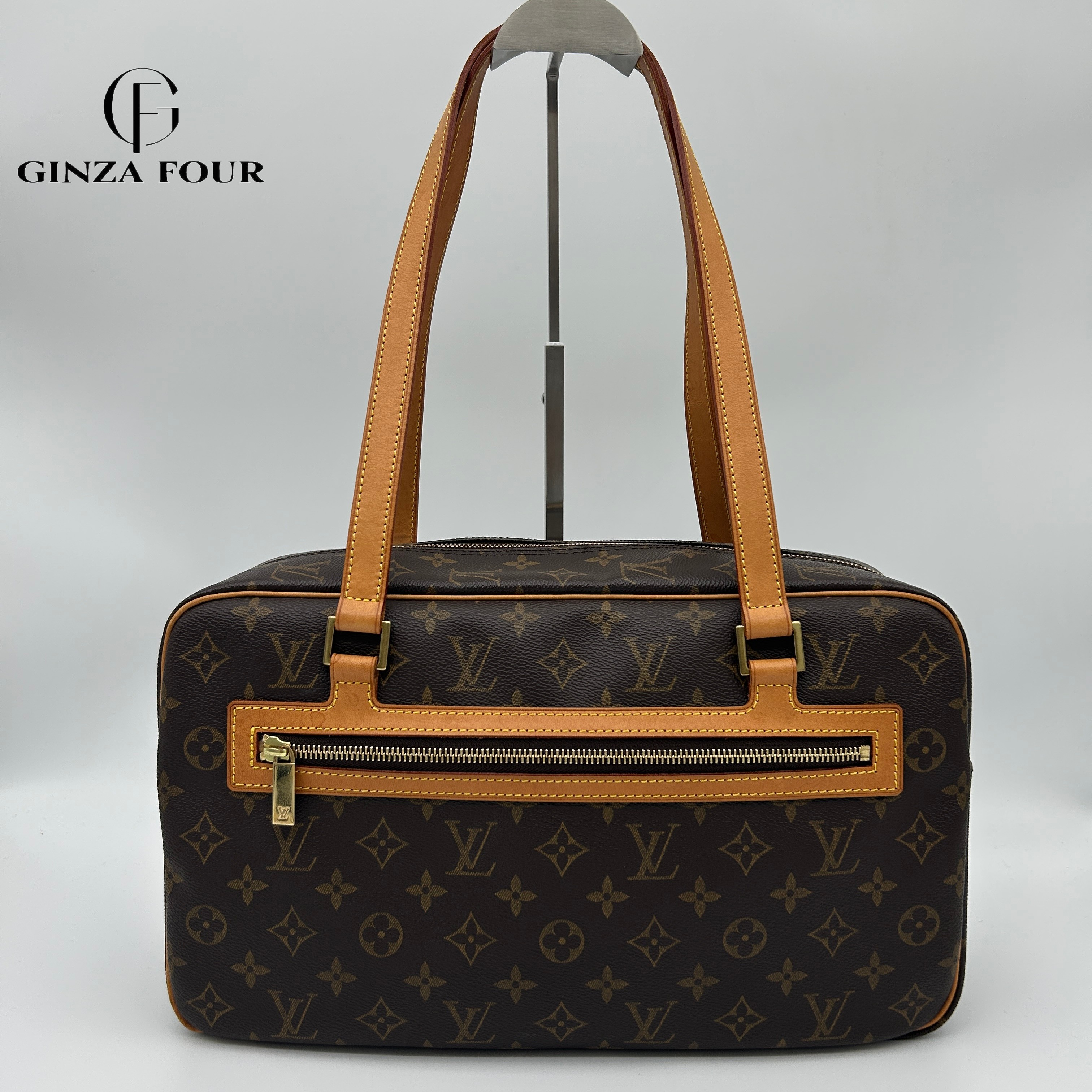 【中古】【送料無料】ルイヴィトン（LOUIS VUITTON）モノグラム　シテGM　M51181　モノグラムキャンバス　ファスナー　ボストンバッグ　ハンドバッグ　刻印あり　正規品｜GINZA FOUR VINTAGE