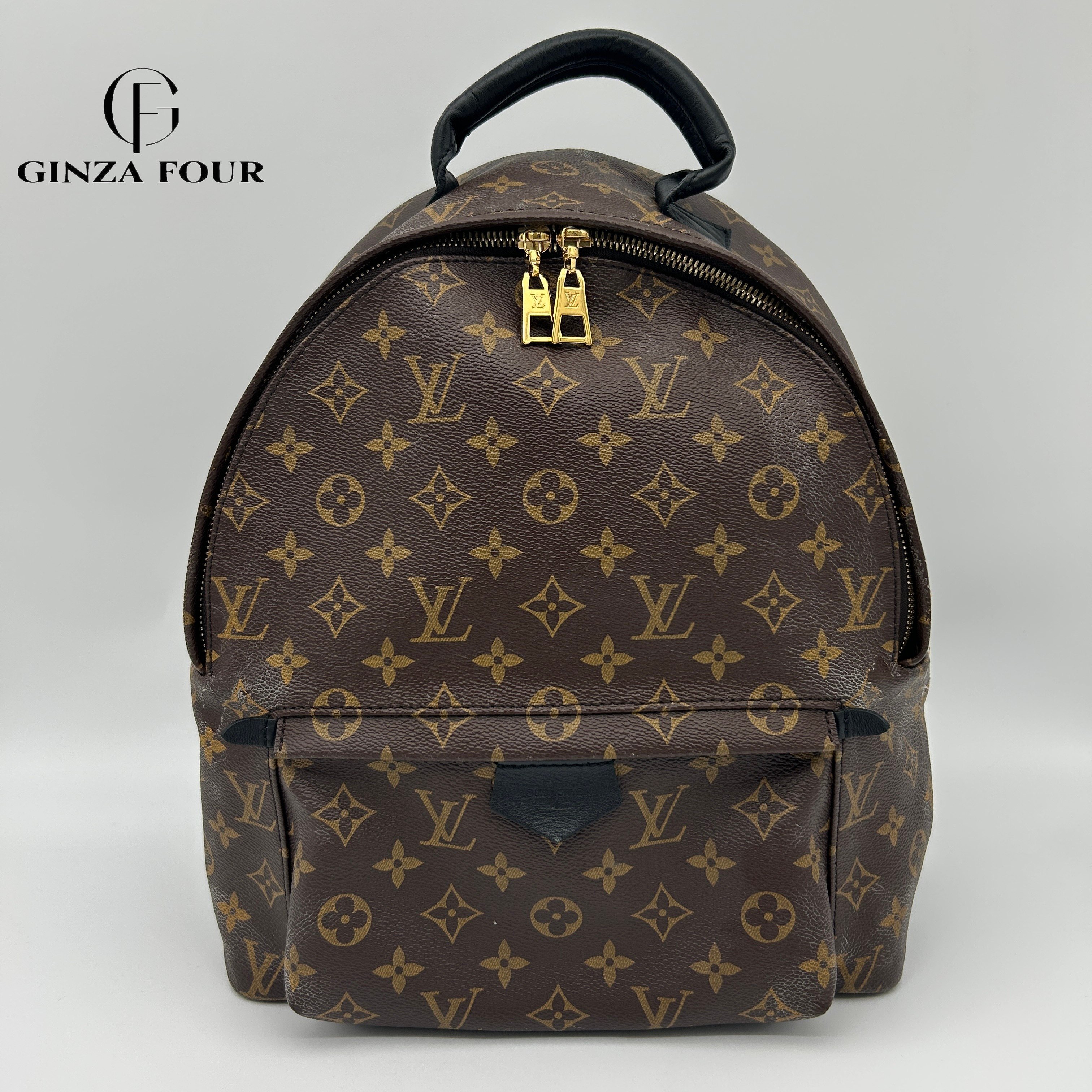 【中古】【貨物輸送無料】LOUIS VUITTON ルイヴィトン パームスプリングス 御徒面子容器に並べるMM M44874 背嚢 御徒面子容器に並べる モノグラム モノグラム帆布 定め事品 国内送りとどける 目じるしあり メンズ レディース ウィメンズ ユニ一発やる