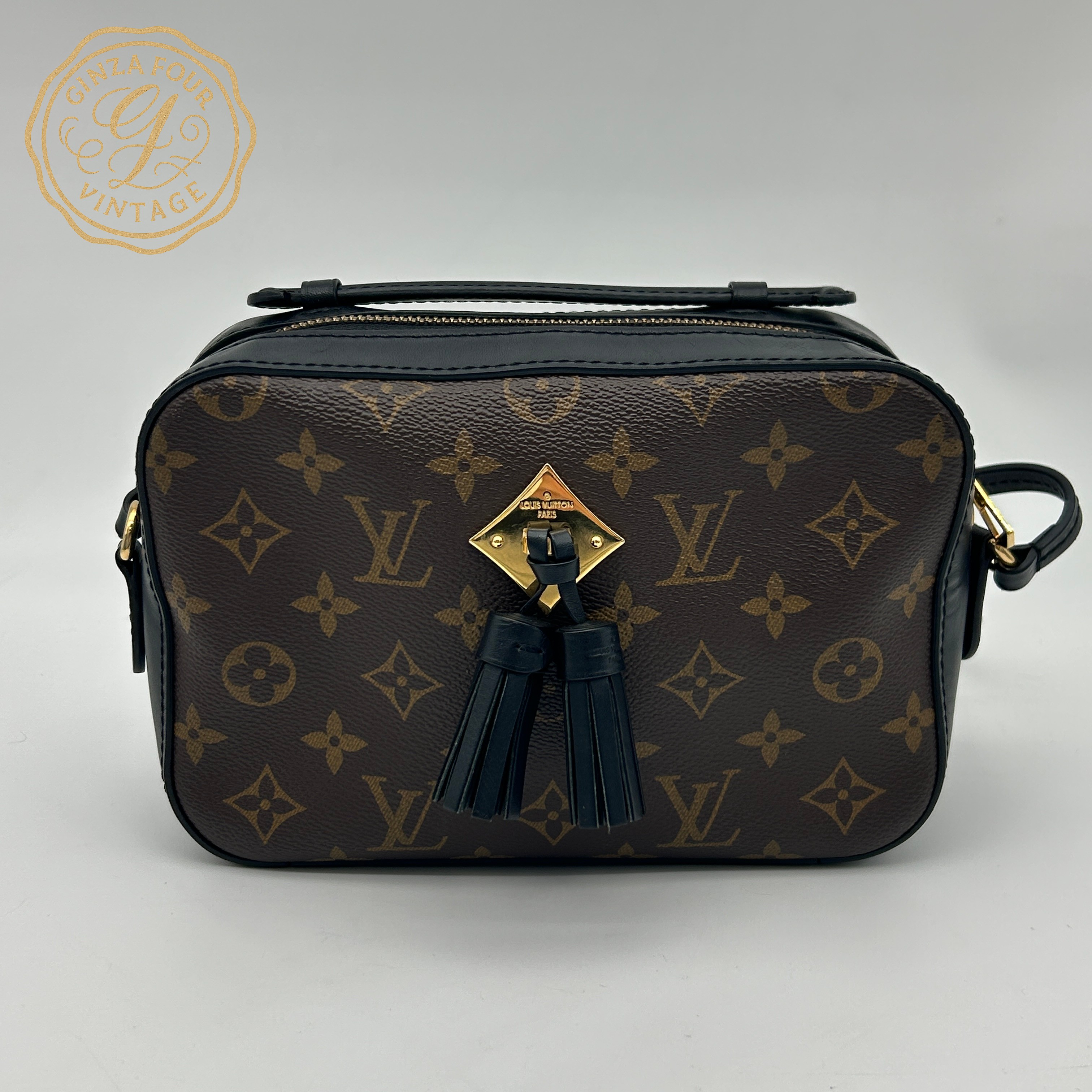 【中古】【貨物輸送無料】ルイヴィトン（LOUIS VUITTON）サントンジュ ショルダーバッグ レディース モノグラム M43555 CA3178 目じるしあり 定まり品 国内送りとどける なめし革 レディース メンズ ウィメンズ