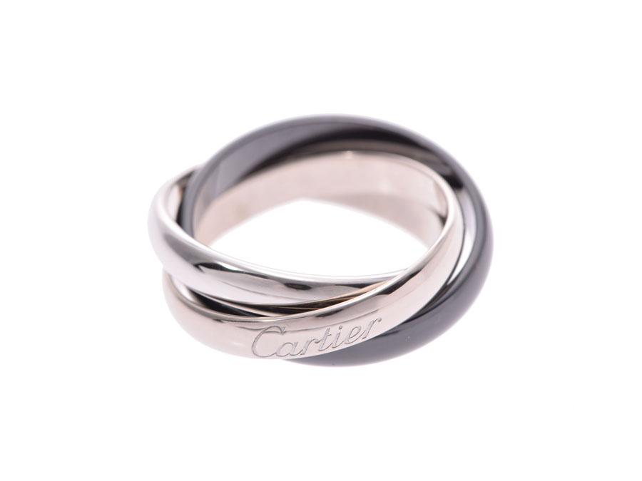 cartier platinum trinity ring