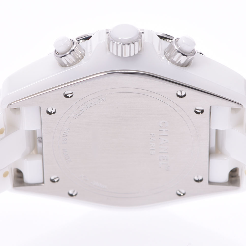 楽天市場 Chanel シャネル J12 クロノ H1007 メンズ 白セラミック Ss 腕時計 自動巻き 白文字盤 Aランク 中古 銀蔵 銀蔵 楽天市場店