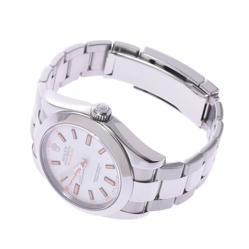 楽天市場 Rolex ロレックス ミルガウス メンズ Ss 腕時計 白文字盤 Aランク 中古 銀蔵 銀蔵 楽天市場店