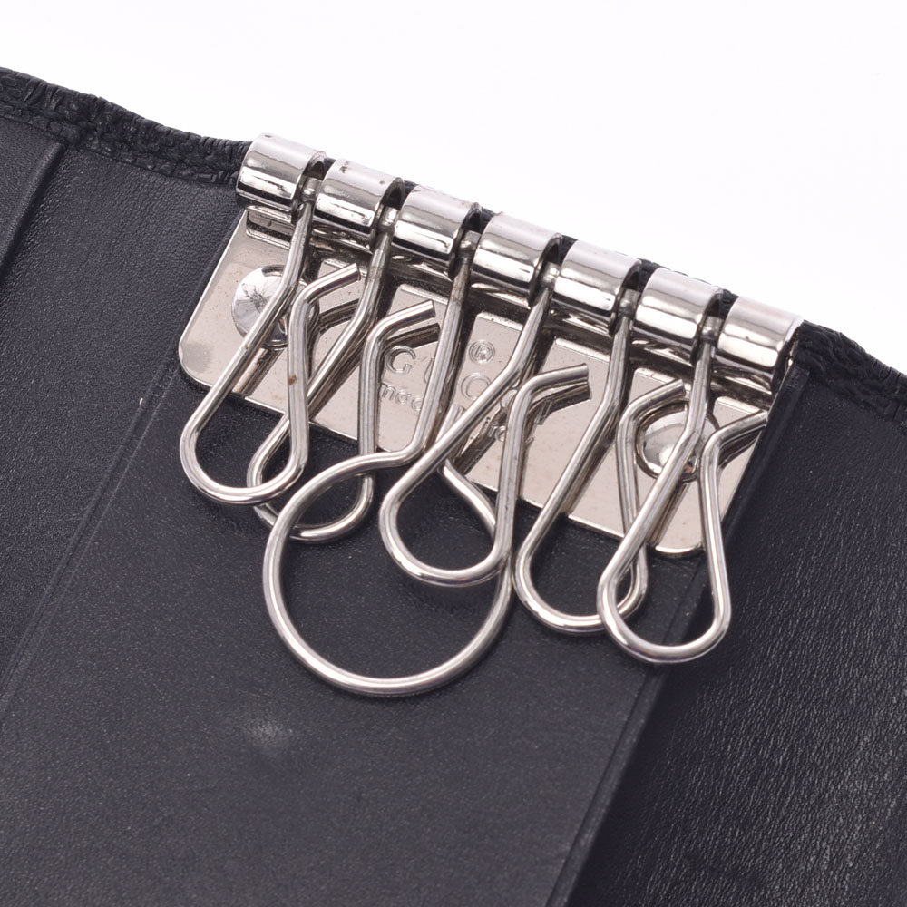 Gucci 黒 6連キーケース グッチ ユニセックス アウトレット カーフ グッチ Aランク 銀蔵 銀蔵 店送料無料 財布 ケース ディアマンテ キーケース 中古 グッチ 6連キーケース アウトレット ディアマンテ 黒 ユニセックス カーフ キーケース Aランク