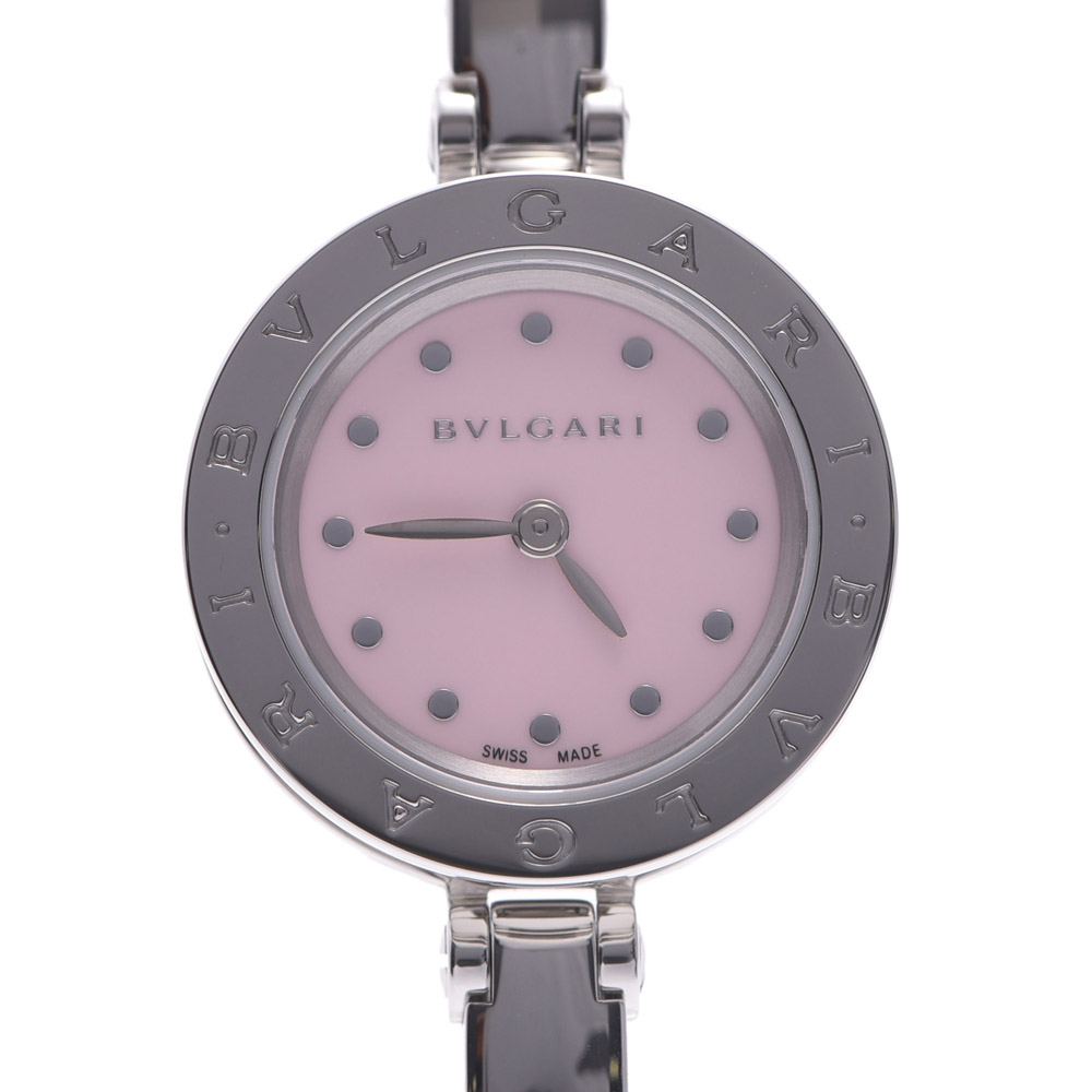 楽天市場 P5倍 最大1万円offクーポン Bvlgari ブルガリ B Zero1ウォッチ バングルウォッチ サイズs Bz23s レディース Ss 腕時計 クオーツ ピンク文字盤 Aランク 中古 銀蔵 銀蔵 楽天市場店