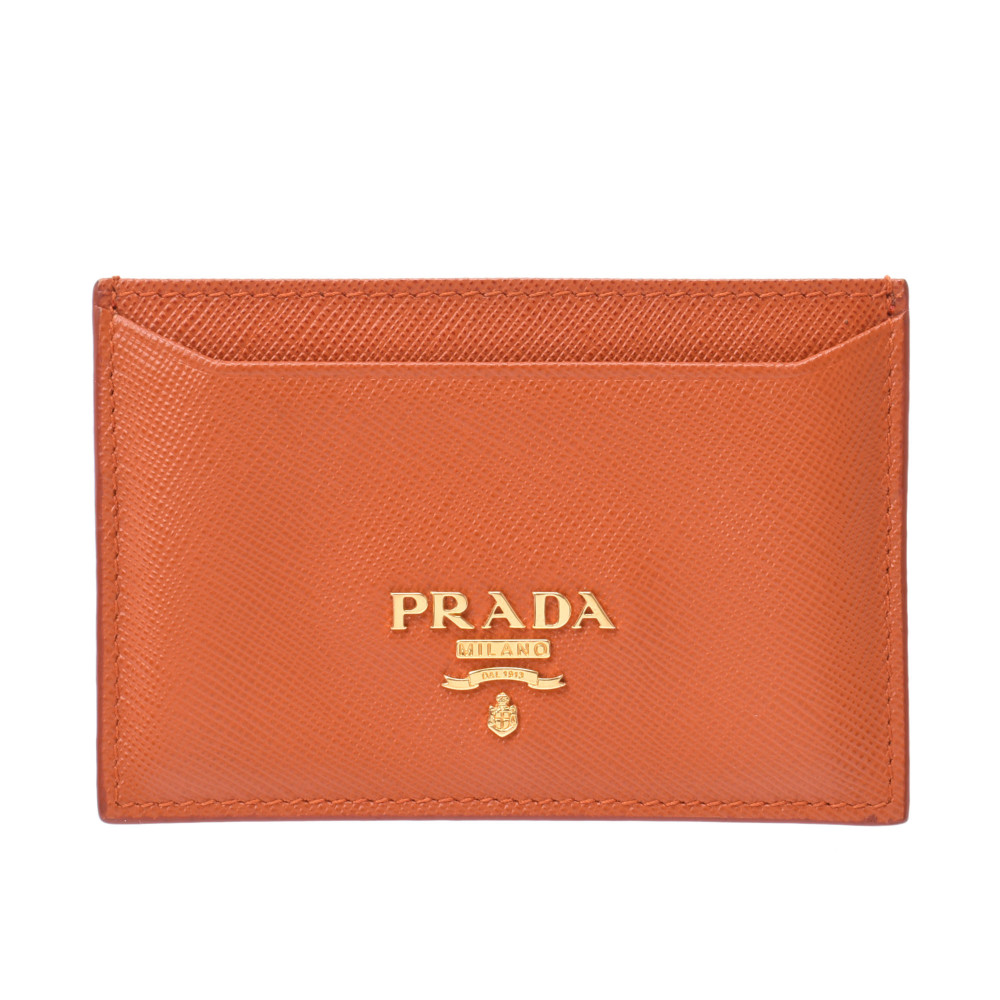 わせについ PRADA - PRADA(プラダ) 名刺入れ - ブラウン レザーの通販