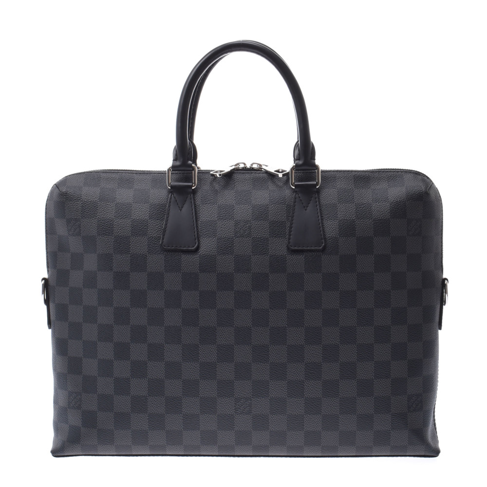 Louis Vuitton ルイヴィトン ダミエ グラフィット Pdj ポルトドキュマンジュール 黒 N424 メンズ ダミエグラフィットキャンバス ビジネスバッグ Abランク 中古 銀蔵 Contactmelater Com