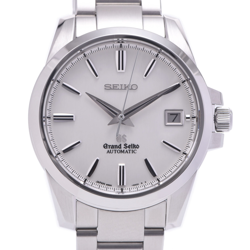 楽天市場 最大1万円offクーポン 25日0時 Seiko セイコー グランドセイコー メカニカル 裏スケ Sbgr055 メンズ Ss 腕時計 自動巻き 白文字盤 Aランク 中古 銀蔵 銀蔵 楽天市場店