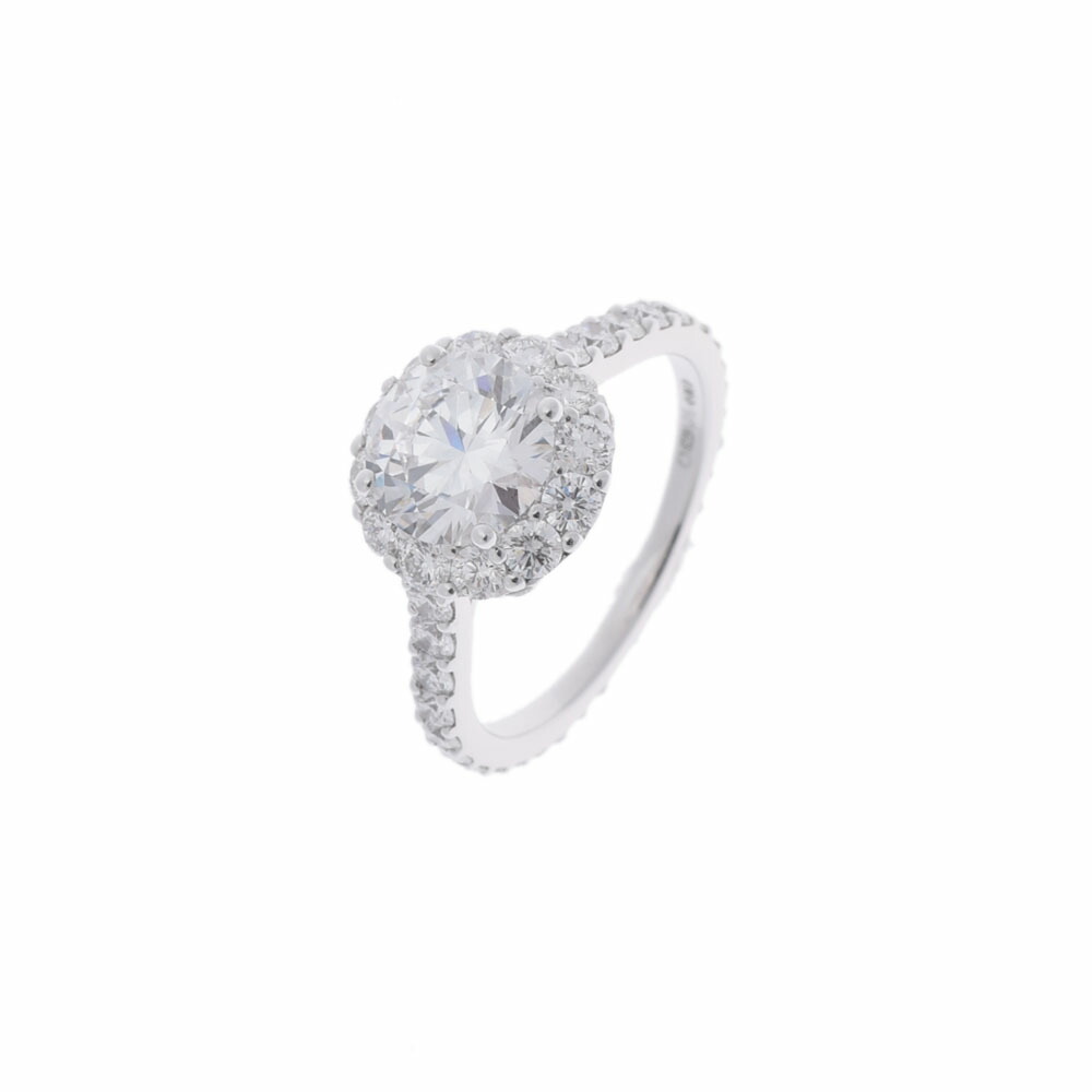 アクセサリーダイヤモンドリング 9〜10号 Pt900 1.31ct ダイヤ 指輪