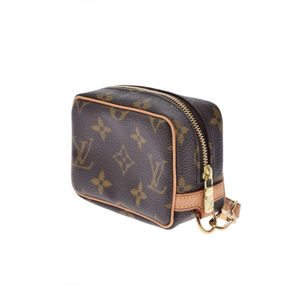 予約中 Louis Vuitton ルイヴィトン モノグラム ワピティ ブラウン M レディース モノグラムキャンバス ポーチ Aランク 中古 銀蔵 Bagochile Cl