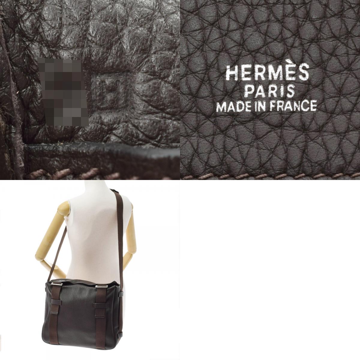 7周年記念イベントが Hermes エルメス チベット Mm ショコラ シルバー金具 H刻印 04年頃 ユニセックス トリヨンクレマンス ショルダーバッグ Abランク 中古 銀蔵 Bagochile Cl