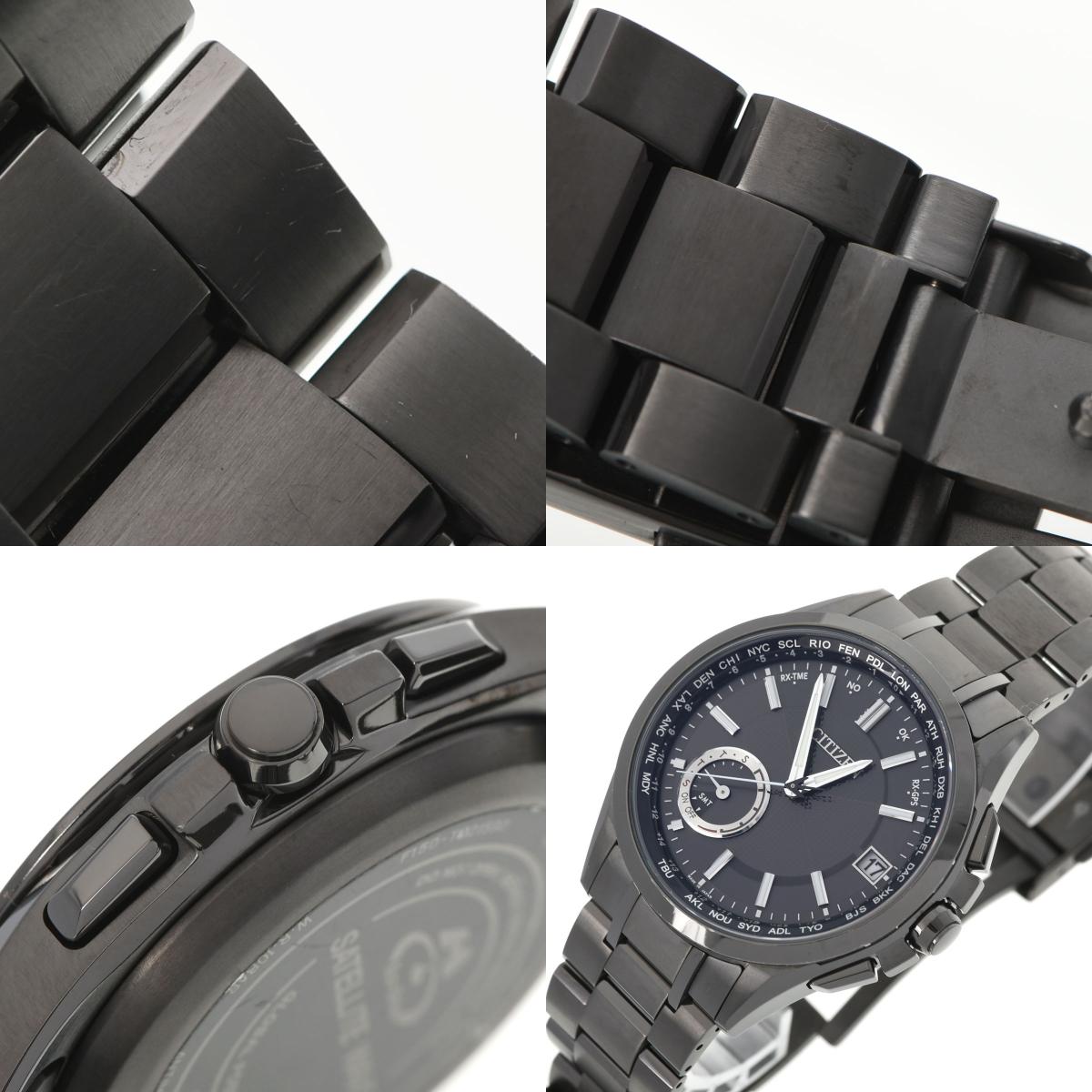 CITIZEN シチズン アテッサ メンズ CC3015-57E 中古 黒文字盤 Aランク 
