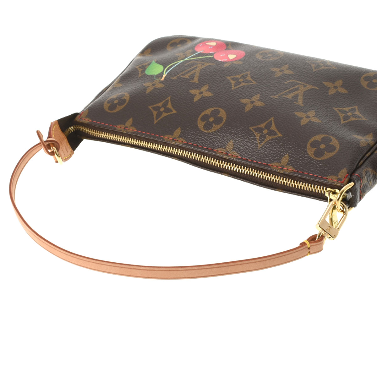 LOUIS VUITTON ルイヴィトン モノグラム チェリー ポシェットアクセ