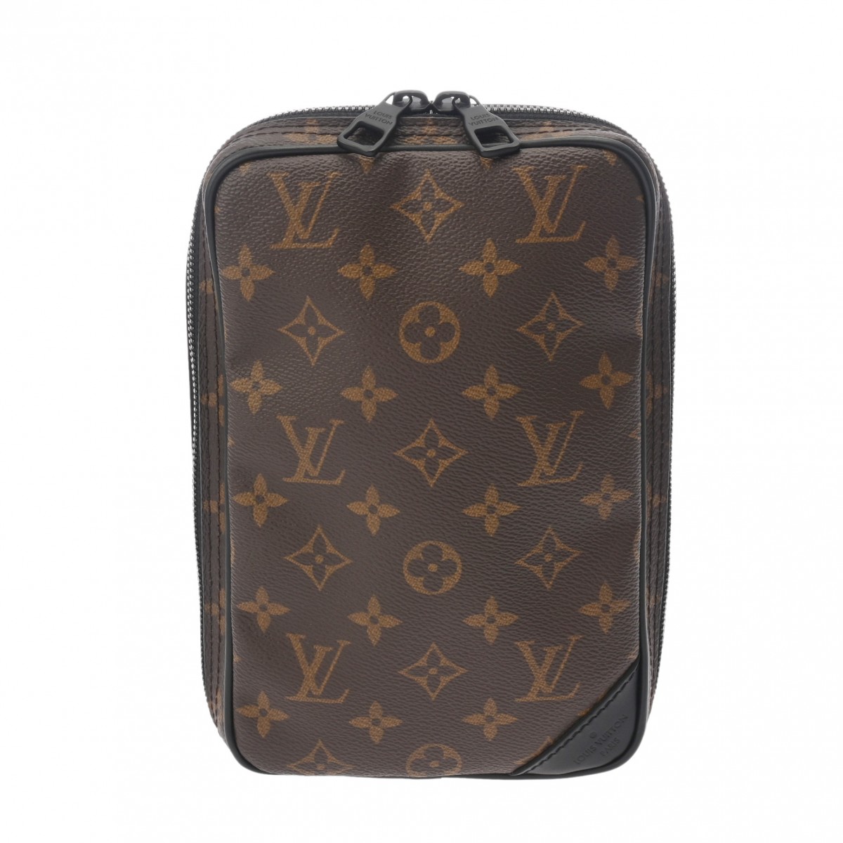 LOUIS VUITTON ルイヴィトン モノグラム ソーラー花の冠 ユティリティ 側面御徒面子 赤銅色 M44477 メンズ モノグラム帆布 酉の方角御徒面子 A位置づける 中古 銀蔵