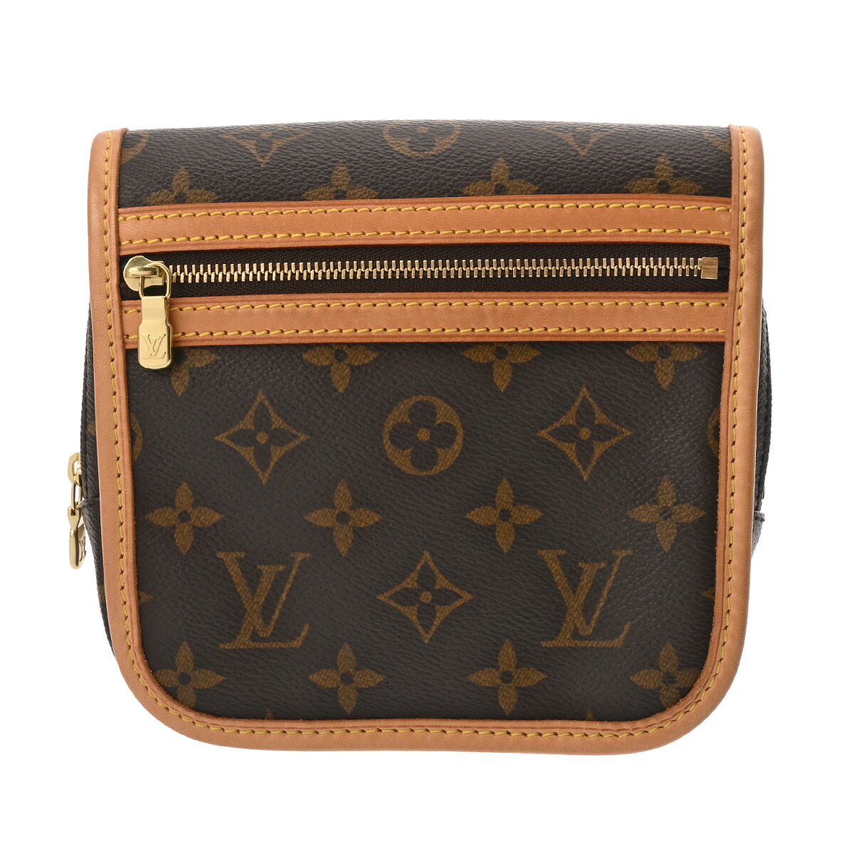 LOUIS VUITTON ルイヴィトン モノグラム バムバッグ ボスフォール 赤銅色 M40108 レディース モノグラム帆布 酉の方角御徒面子 AB位置づける 中古 銀蔵