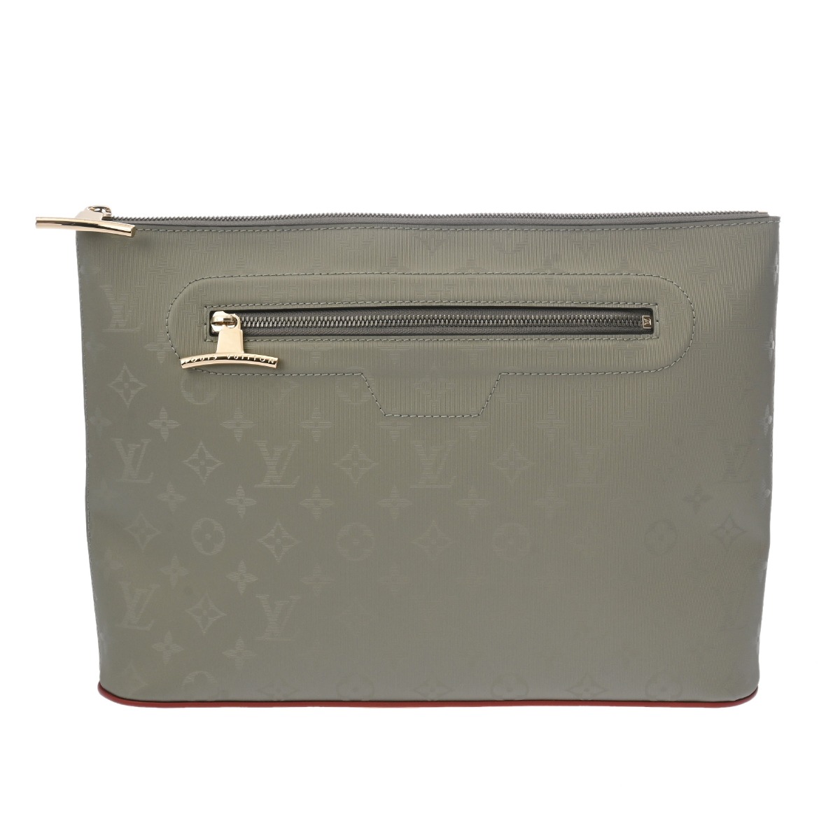 LOUIS VUITTON ルイヴィトン モノグラム チタニウム ポシェット全ての存在 薄墨色 M63240 メンズ モノグラムチタニウムキャンバス クラッチペダル御徒面子 A位置づける 中古 銀蔵