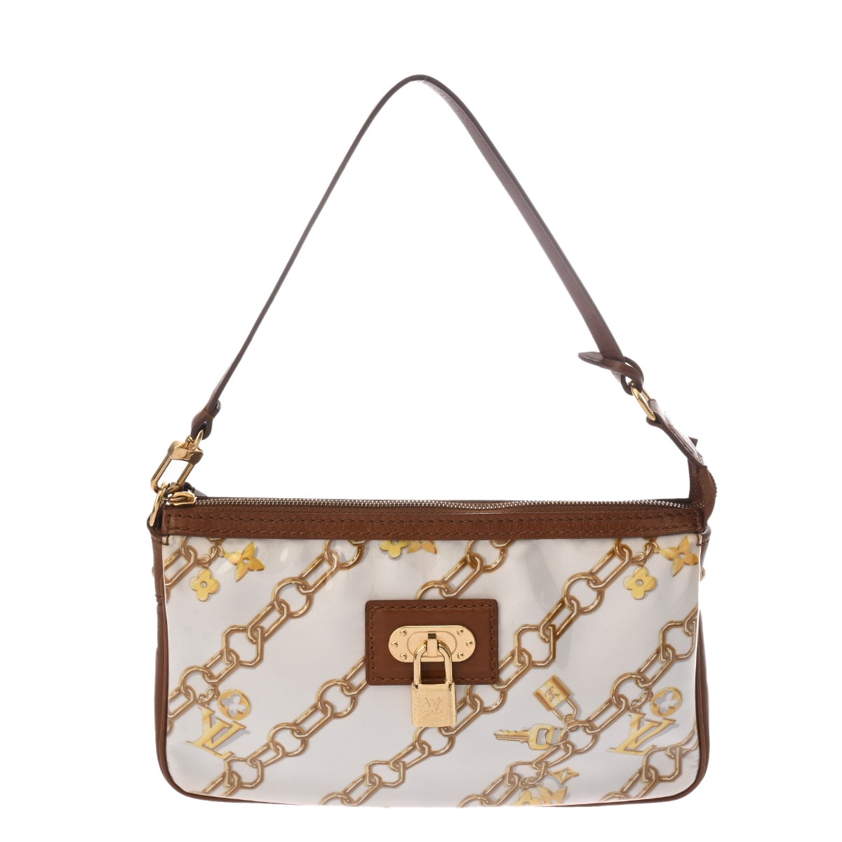 【極美品！定番カワイイ！】ヴィトン 旧パピヨンミニポーチ/モノグラム/ LOUIS VUITTON ヴィトン 旧パピヨン モノグラム ミニポーチ